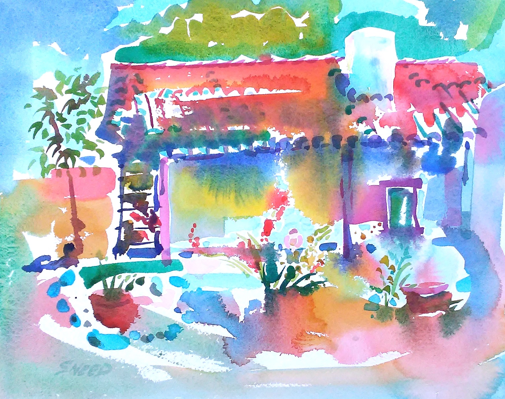 Adobe Home of the First Lady of Alta California, 18 x 22, 20180611