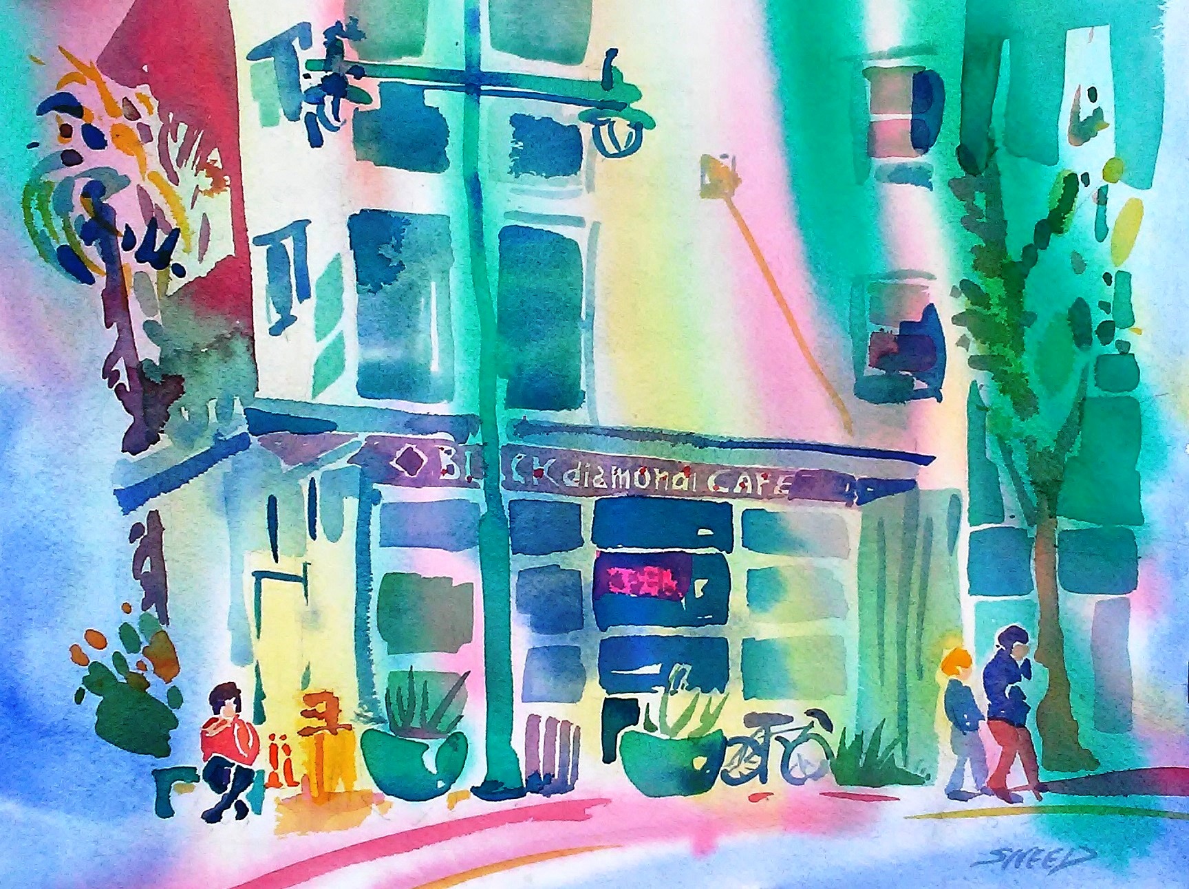 Black Diamond CAFE. Emeryville, 12 in x 15 in, 20181126