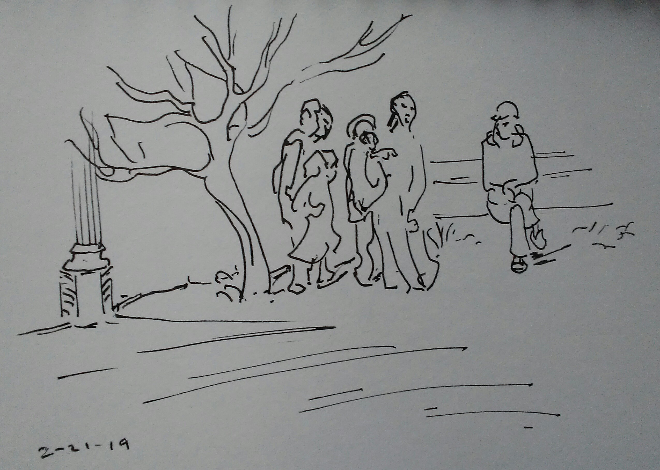 Family Going By, 20190225