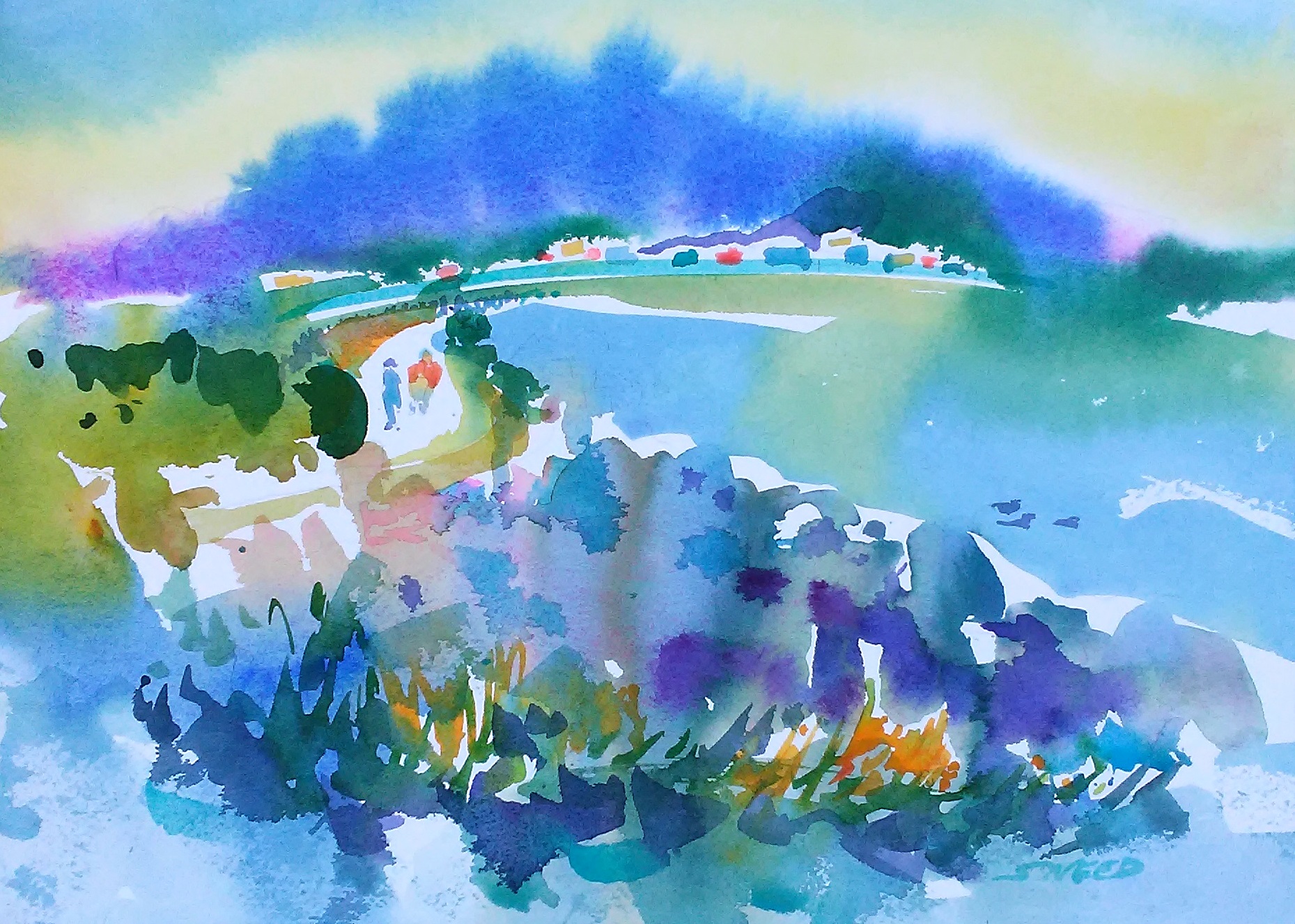 Looking Toward Albany, 10 in x 14 in, 20200106.jpg