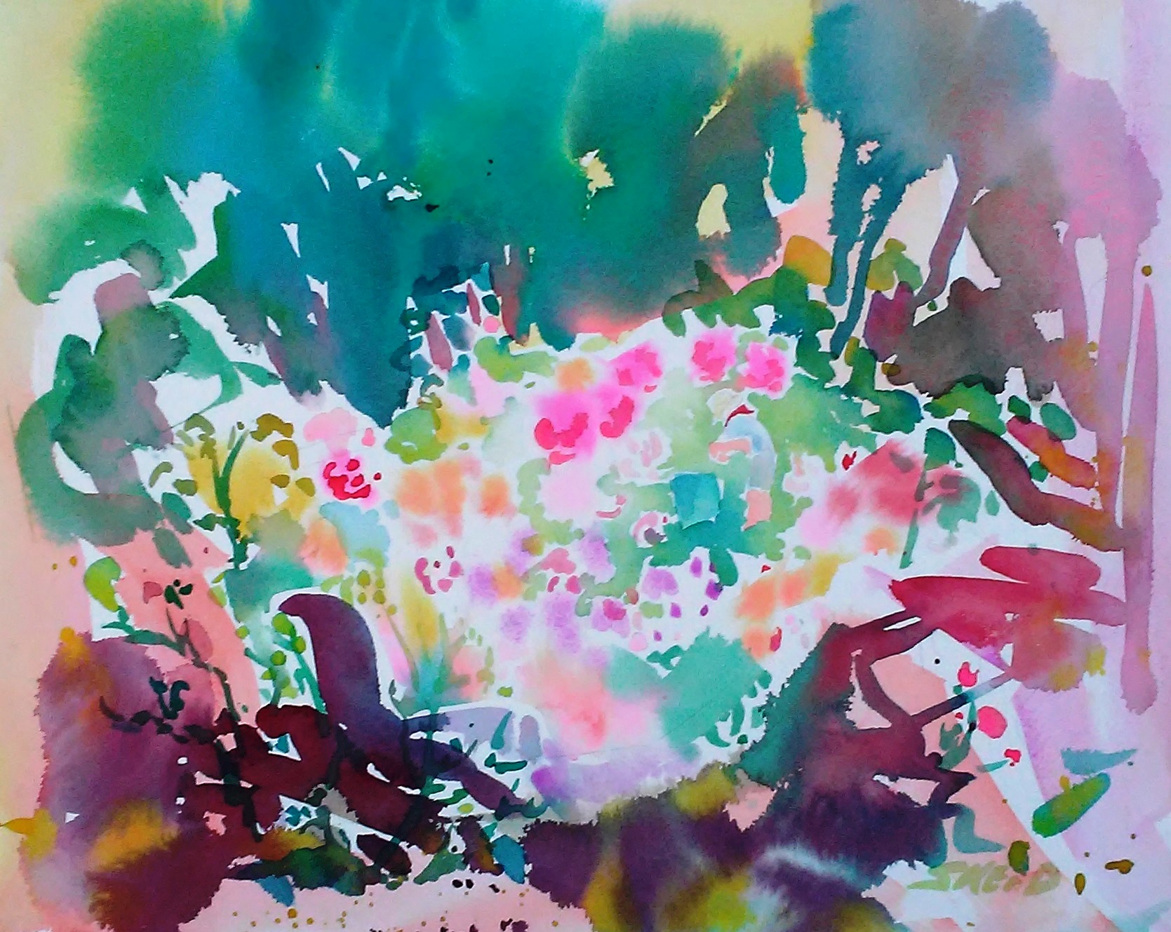 Opera Rose, 18 in x 22 in, 20190826