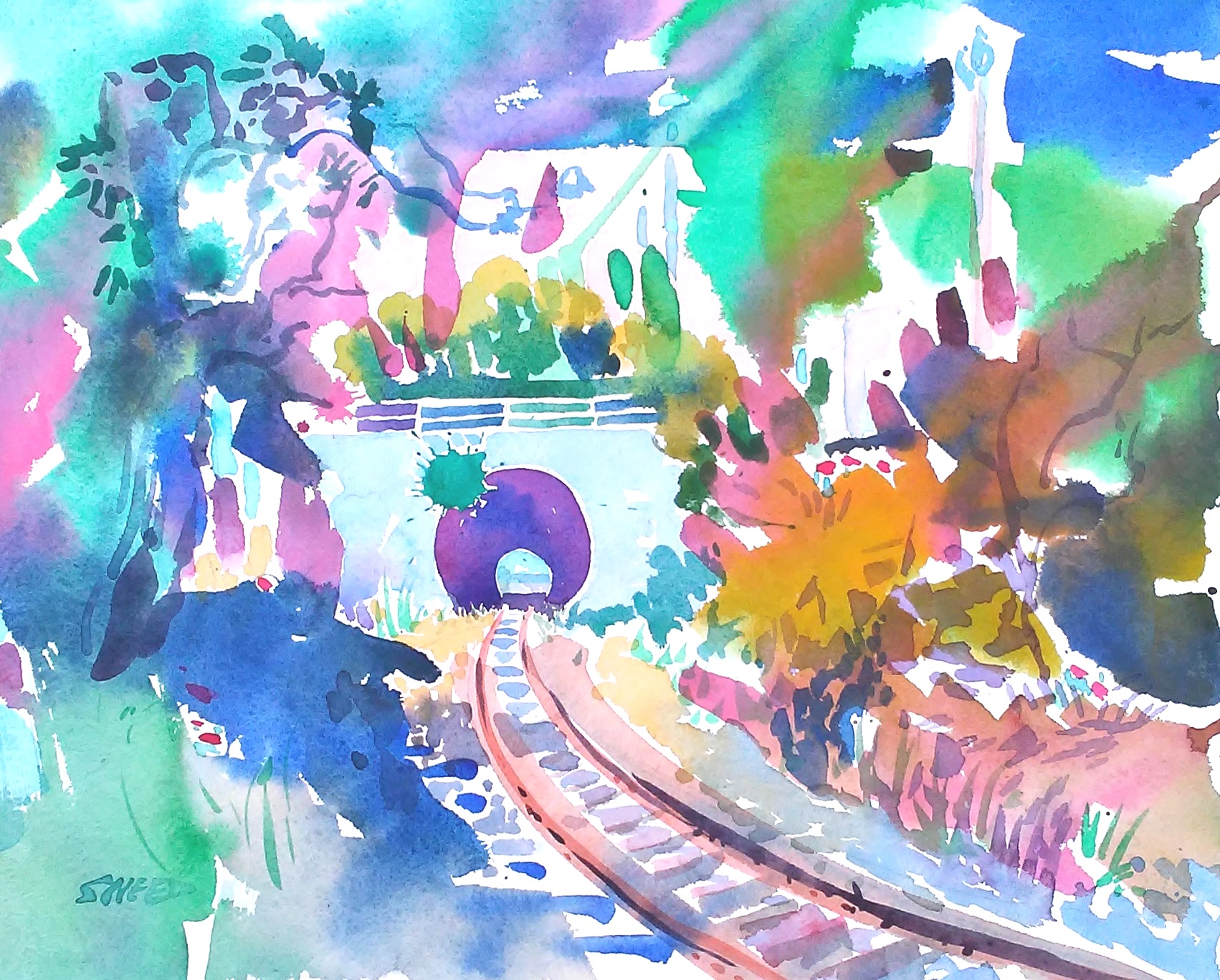 Point Richmond Train Tunnel, 11 in x 15 in, 20180507.jpg
