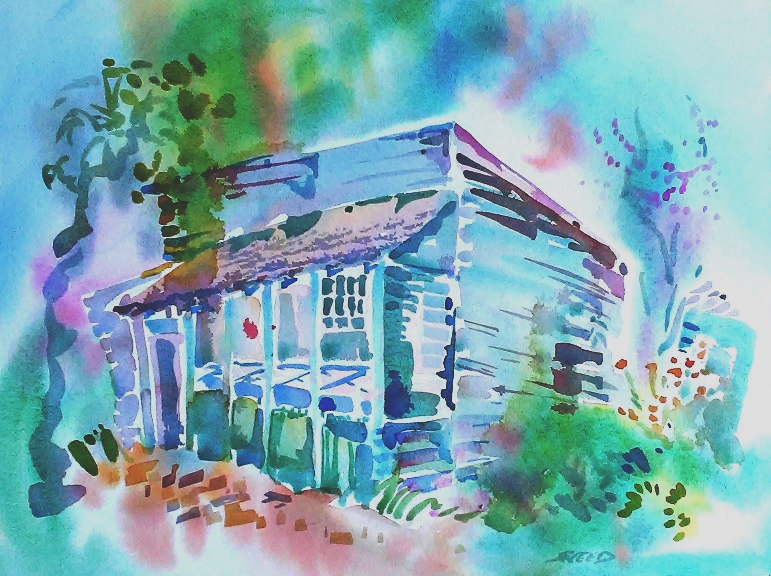 Servants Quarters, Benicia, 18 in x 22 in, 20190825