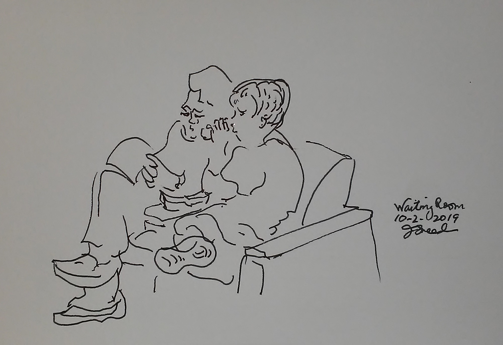 Waiting with Dad,, 10.02